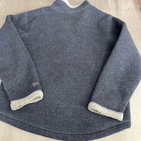 [M]Vintage Disneyland  Resort Blue Sherpa Fleece Full Zip Jacket - Picture 5 of 9